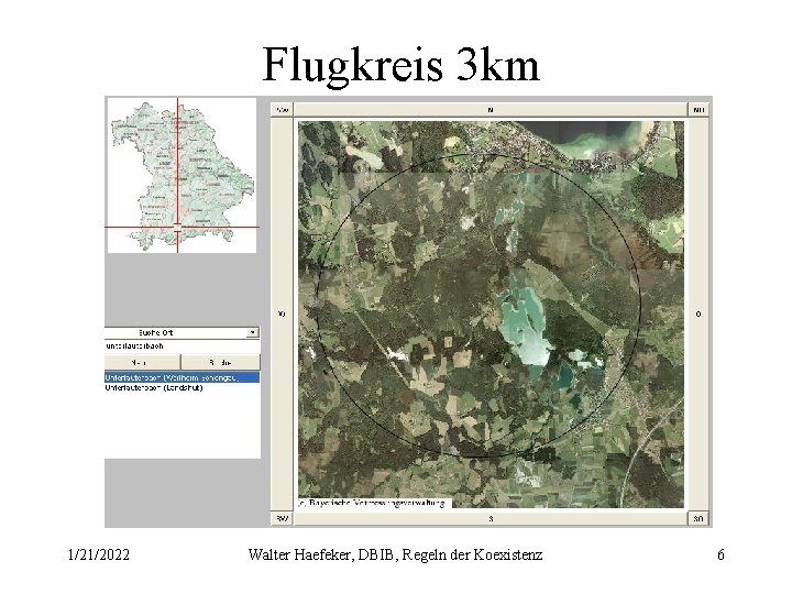 Flugkreis 3 km 1/21/2022 Walter Haefeker, DBIB, Regeln der Koexistenz 6 