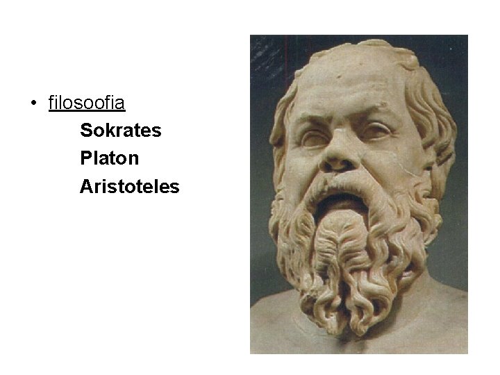  • filosoofia Sokrates Platon Aristoteles 
