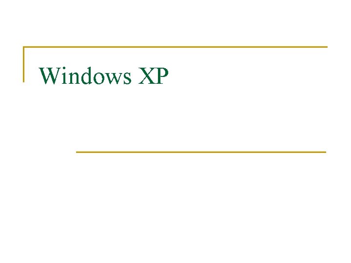 Windows XP 