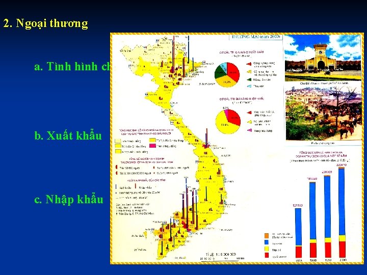 2. Ngoại thương a. Tình hình chung b. Xuất khẩu c. Nhập khẩu 