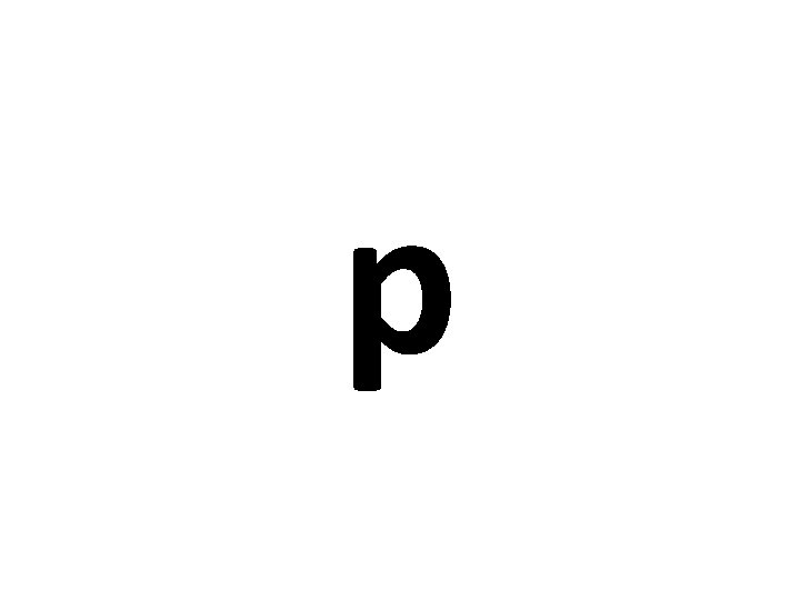 p 