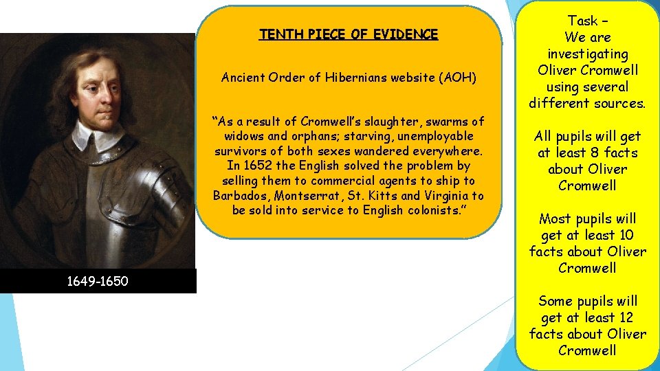 TENTH PIECE OF EVIDENCE Ancient Order of Hibernians website (AOH) “As a result of