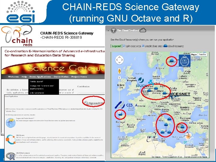 CHAIN-REDS Science Gateway (running GNU Octave and R) CHAIN-REDS Science Gateway -CHAIN-REDS RI-306819 1/20/2022