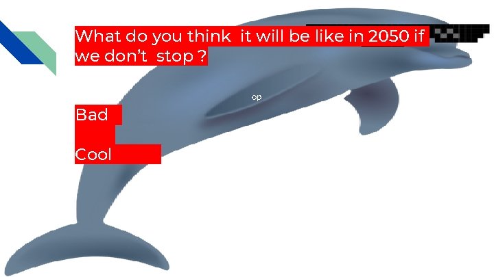 What do you think it will be like in 2050 if we don’t stop