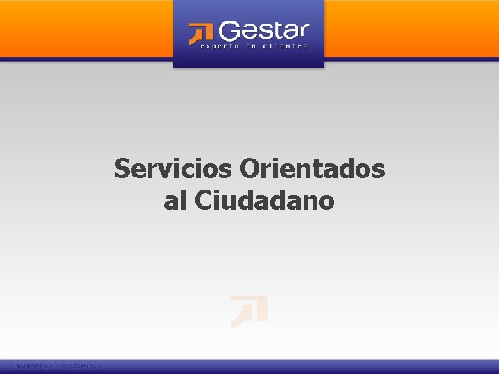 Servicios Orientados al Ciudadano 