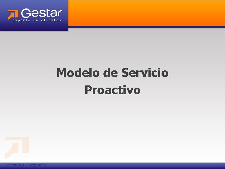 Modelo de Servicio Proactivo 