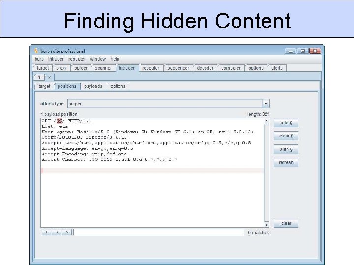 Finding Hidden Content CSC 666: Secure Software Engineering 