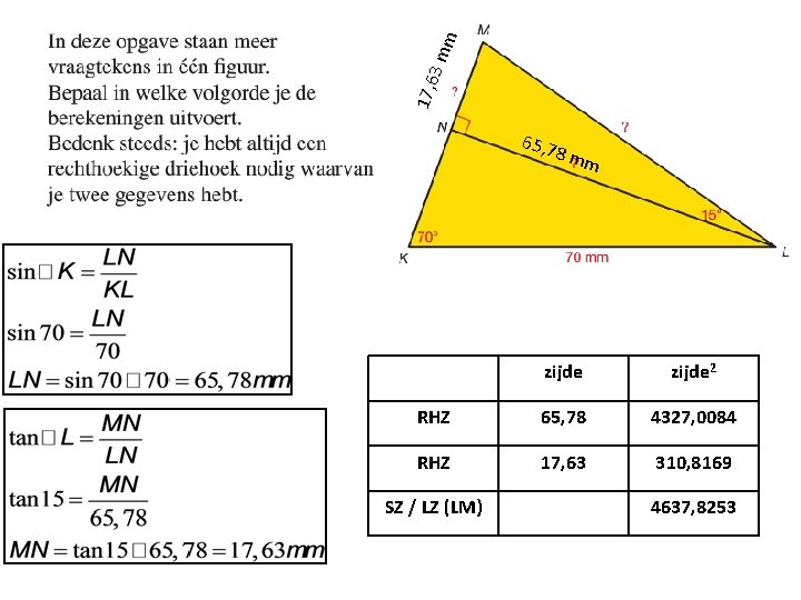 m 3 m 17, 6 65, 7 8 m m zijde 2 RHZ 65,