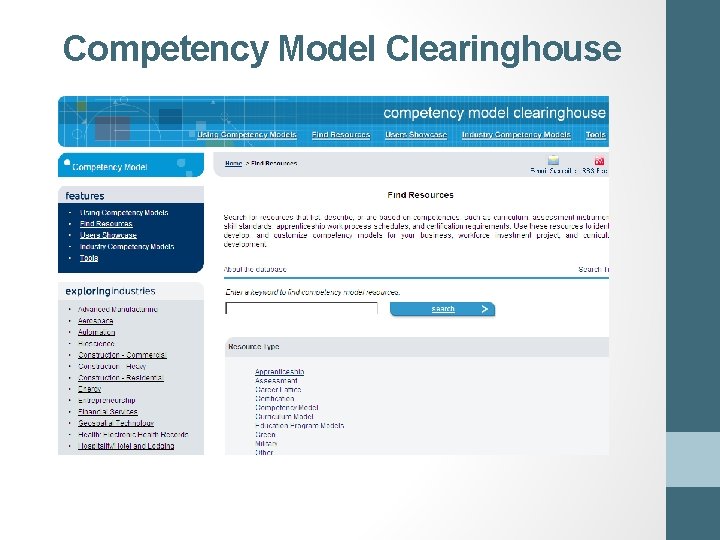 Competency Model Clearinghouse 