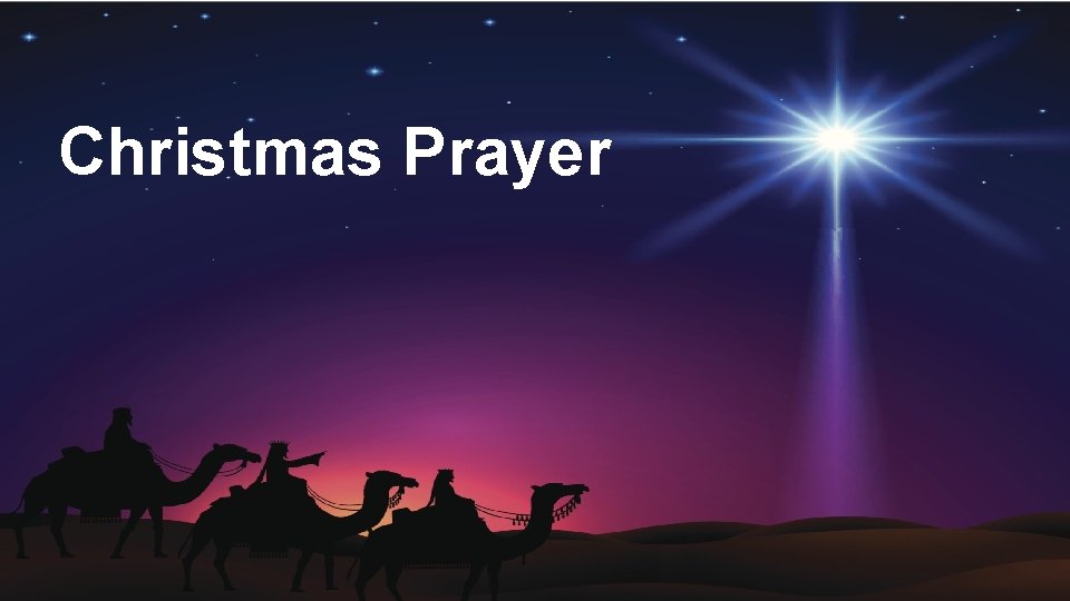 Christmas Prayer 