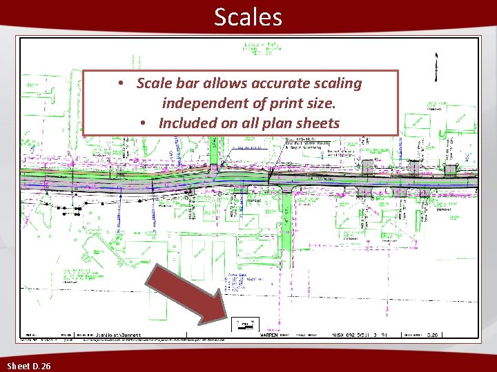 Scales • Scale bar allows accurate scaling independent of print size. • Included on Scales • Scale bar allows accurate scaling independent of print size. • Included on
