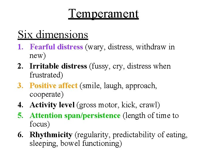 Chapter 11 Emotion Temperament Attachment Bonding one way