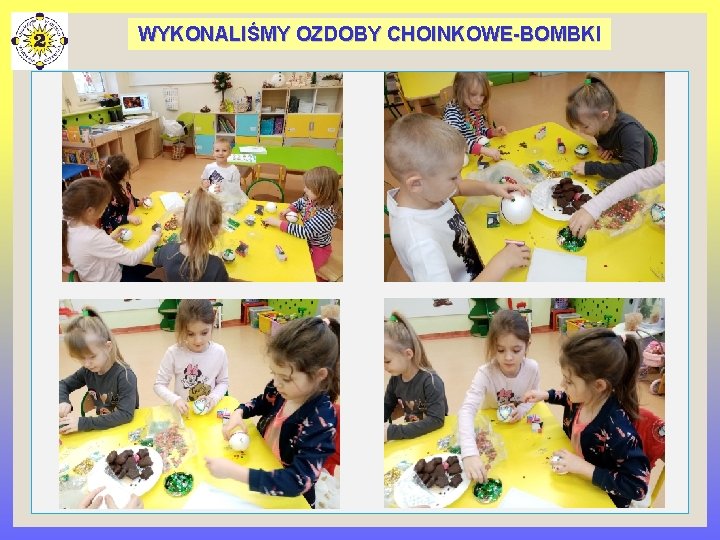 WYKONALIŚMY OZDOBY CHOINKOWE-BOMBKI 