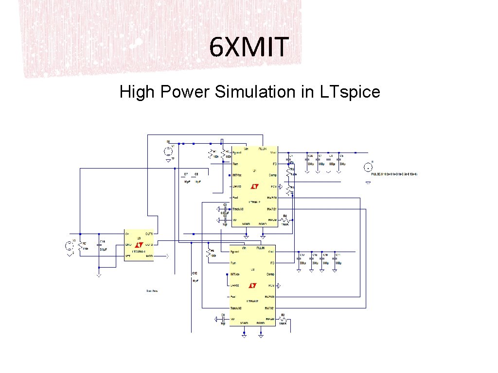 6 XMIT High Power Simulation in LTspice 