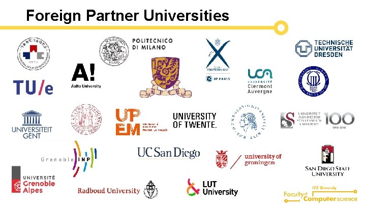 Foreign Partner Universities 