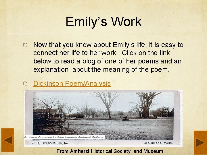 Emily’s Work Now that you know about Emily’s life, it is easy to connect