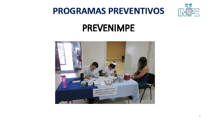 PROGRAMAS PREVENTIVOS PREVENIMPE 7 