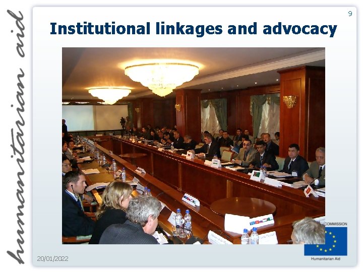 9 Institutional linkages and advocacy 20/01/2022 