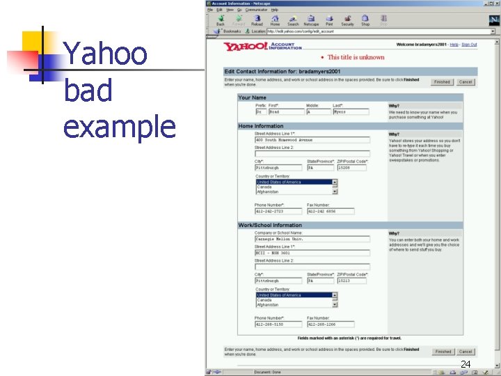 Yahoo bad example 24 