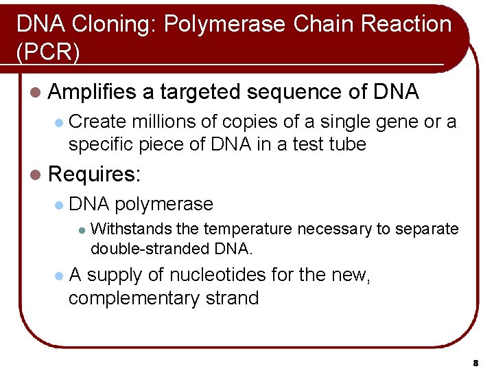 BIOLOGY Chapter 14 pp 249 263 10 th