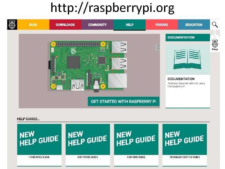 http: //raspberrypi. org 