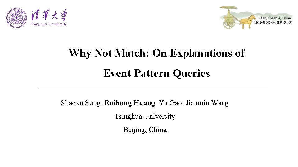 Why Not Match On Explanations of Event Pattern