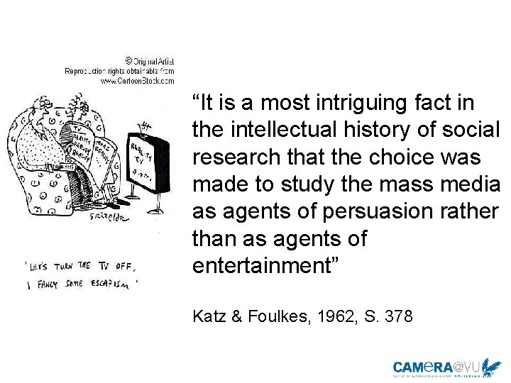 “It is a most intriguing fact in the intellectual history of social research that