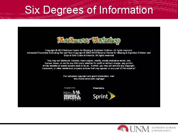 Six Degrees of Information 