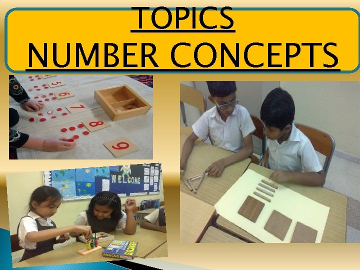 TOPICS NUMBER CONCEPTS 