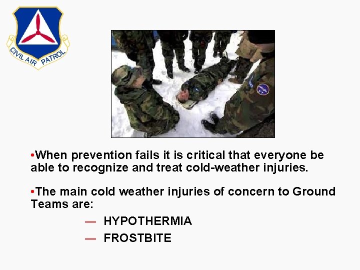 • When prevention fails it is critical that everyone be able to recognize • When prevention fails it is critical that everyone be able to recognize