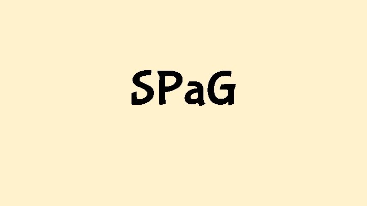 SPa. G 