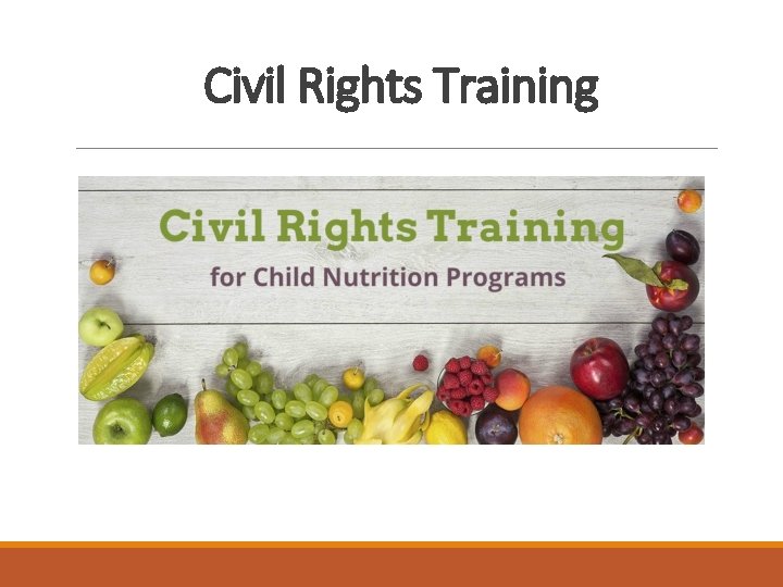 Civil Rights Training 