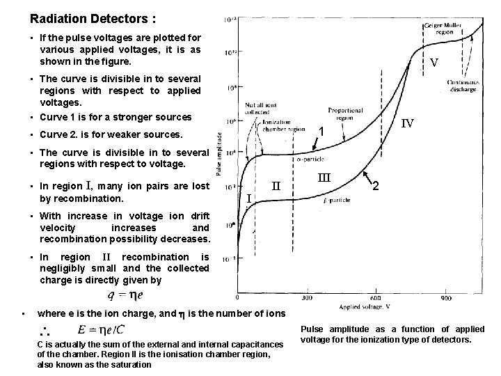 Radiation Detectors Detection actually means measurement of the