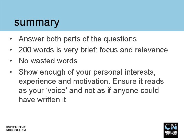 summary • • Answer both parts of the questions 200 words is very brief: