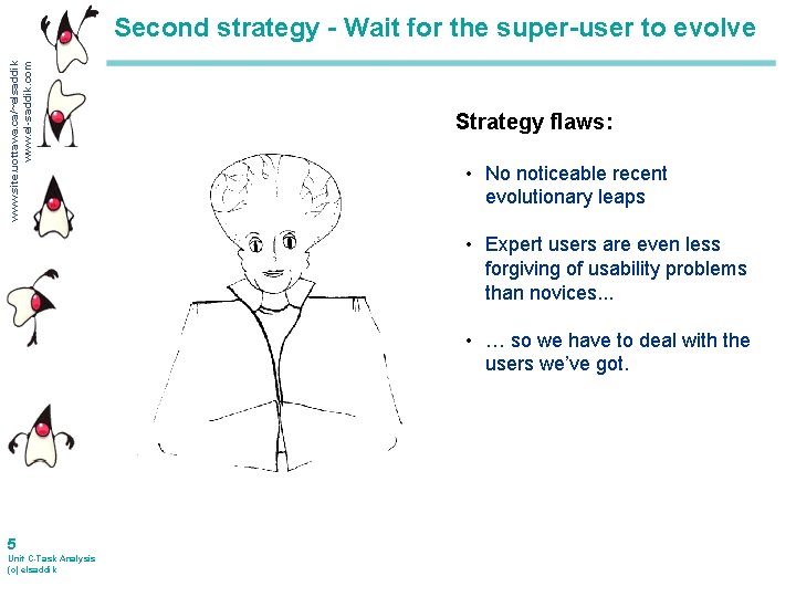 www. site. uottawa. ca/~elsaddik www. el-saddik. com Second strategy - Wait for the super-user