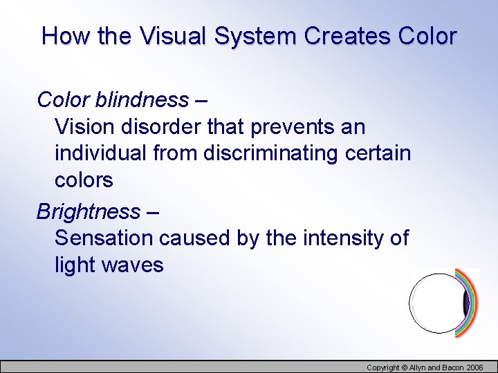 How the Visual System Creates Color blindness – Vision disorder that prevents an individual