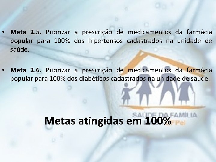  • Meta 2. 5. Priorizar a prescrição de medicamentos da farmácia popular para