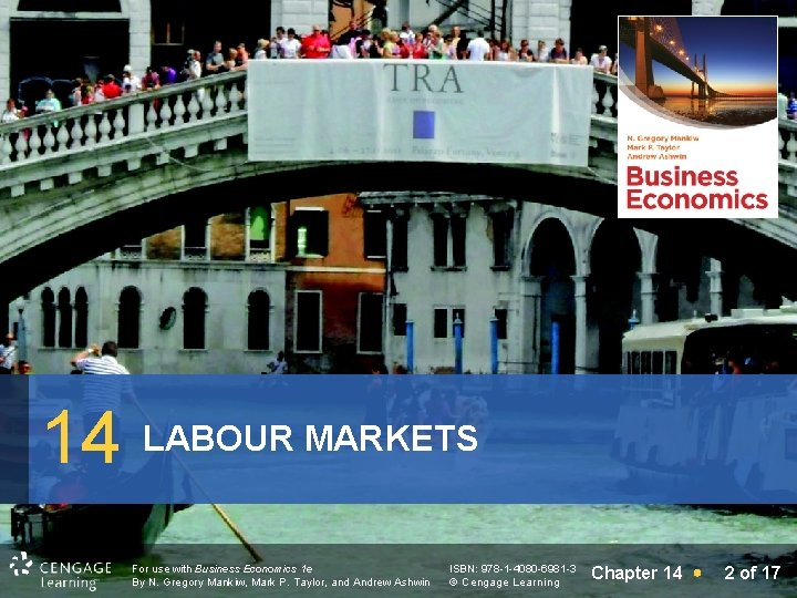 14 LABOUR MARKETS For use with Business Economics 1 e By N. Gregory Mankiw,