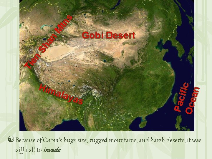 M tn s Sh an Him alay as Pac ific Oce an Ti en