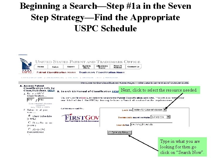 Beginning a SearchStep 1 in the Seven Step