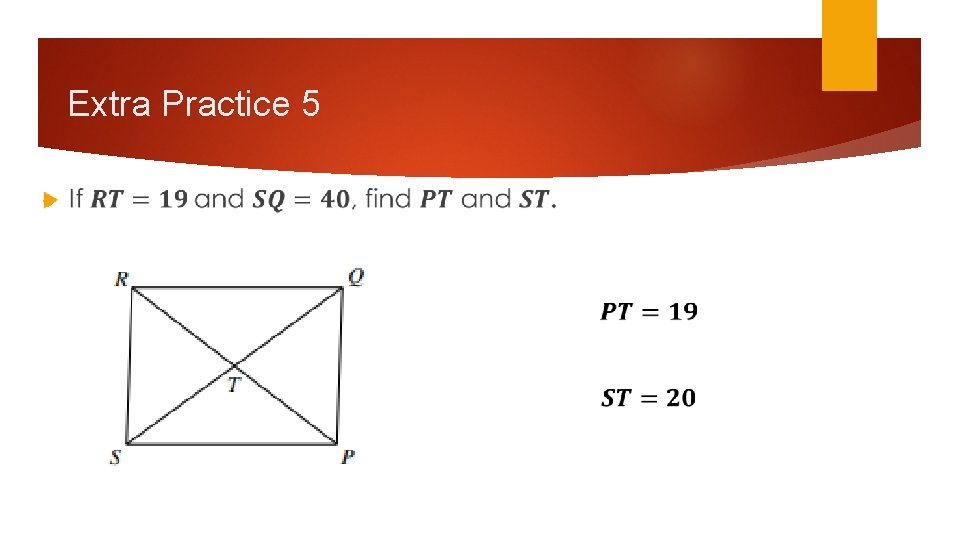 Extra Practice 5 Extra Practice 5