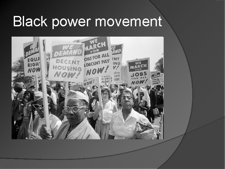 Black power movement 