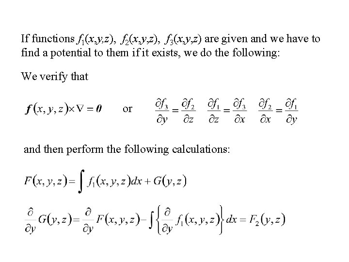If functions f 1(x, y, z), f 2(x, y, z), f 3(x, y, z)