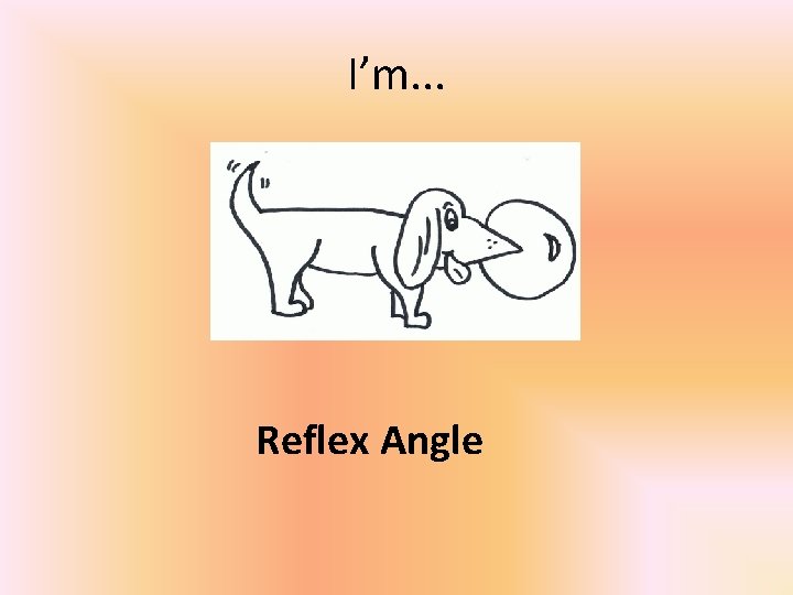 I’m. . . Reflex Angle 