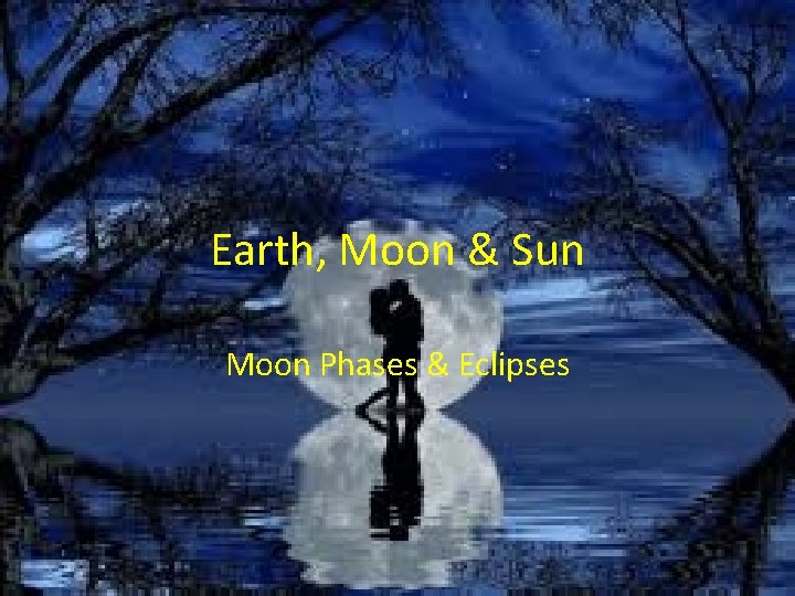 Earth, Moon & Sun Moon Phases & Eclipses 
