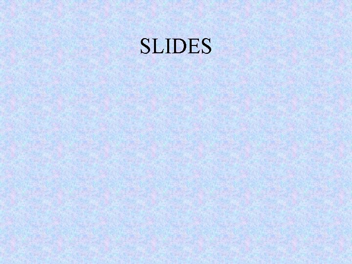 SLIDES SLIDES