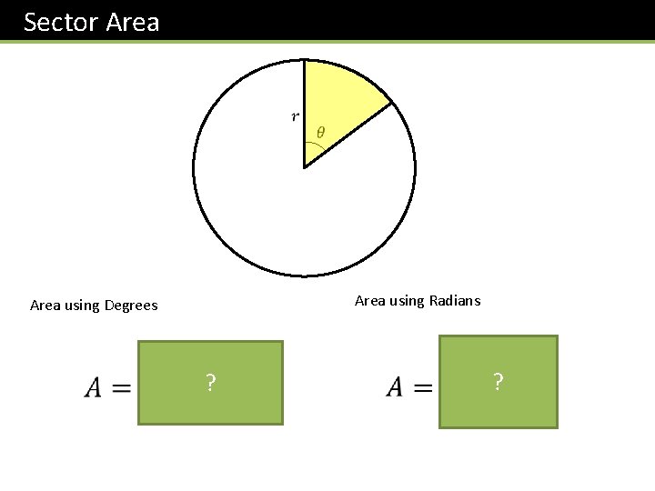 P 2 Chapter 5 Radians jfrosttiffin kingston sch