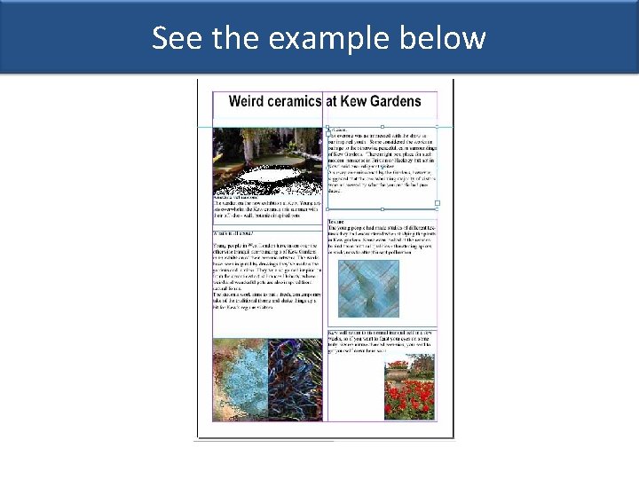 See the example below 