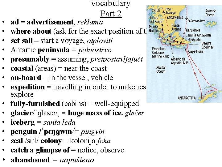 • • • • vocabulary Part 2 ad = advertisement, reklama where about • • • • vocabulary Part 2 ad = advertisement, reklama where about