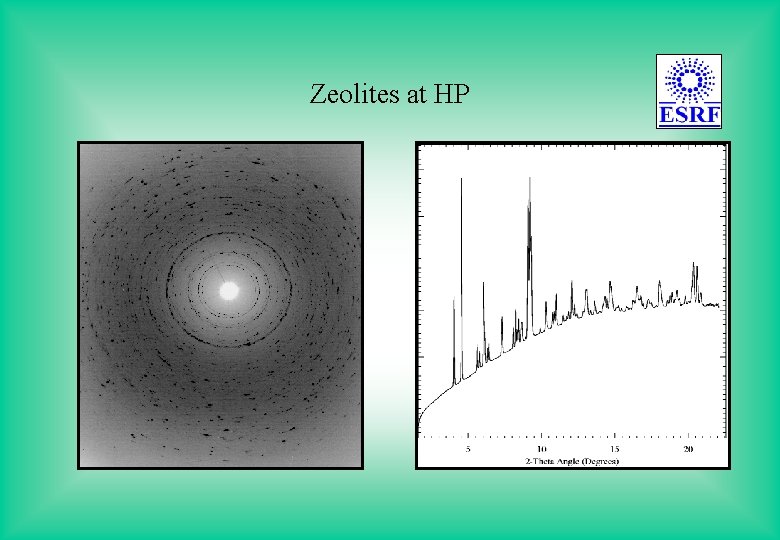 Zeolites at HP 